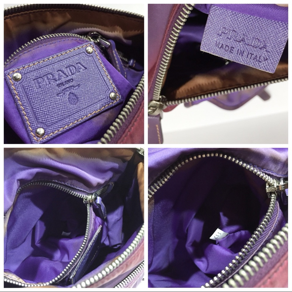 ❤️SOLD❤️Prada purple Tessuto nylon crossbody bag - Picture 10 of 11